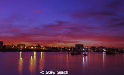 River Itchen sunset in Southampton. by Stew Smith 